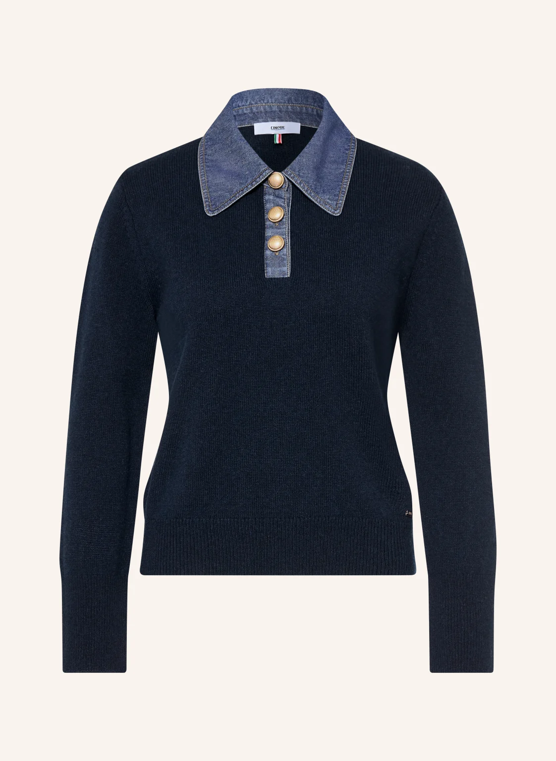 CINQUE Strick-Poloshirt CIDEMO