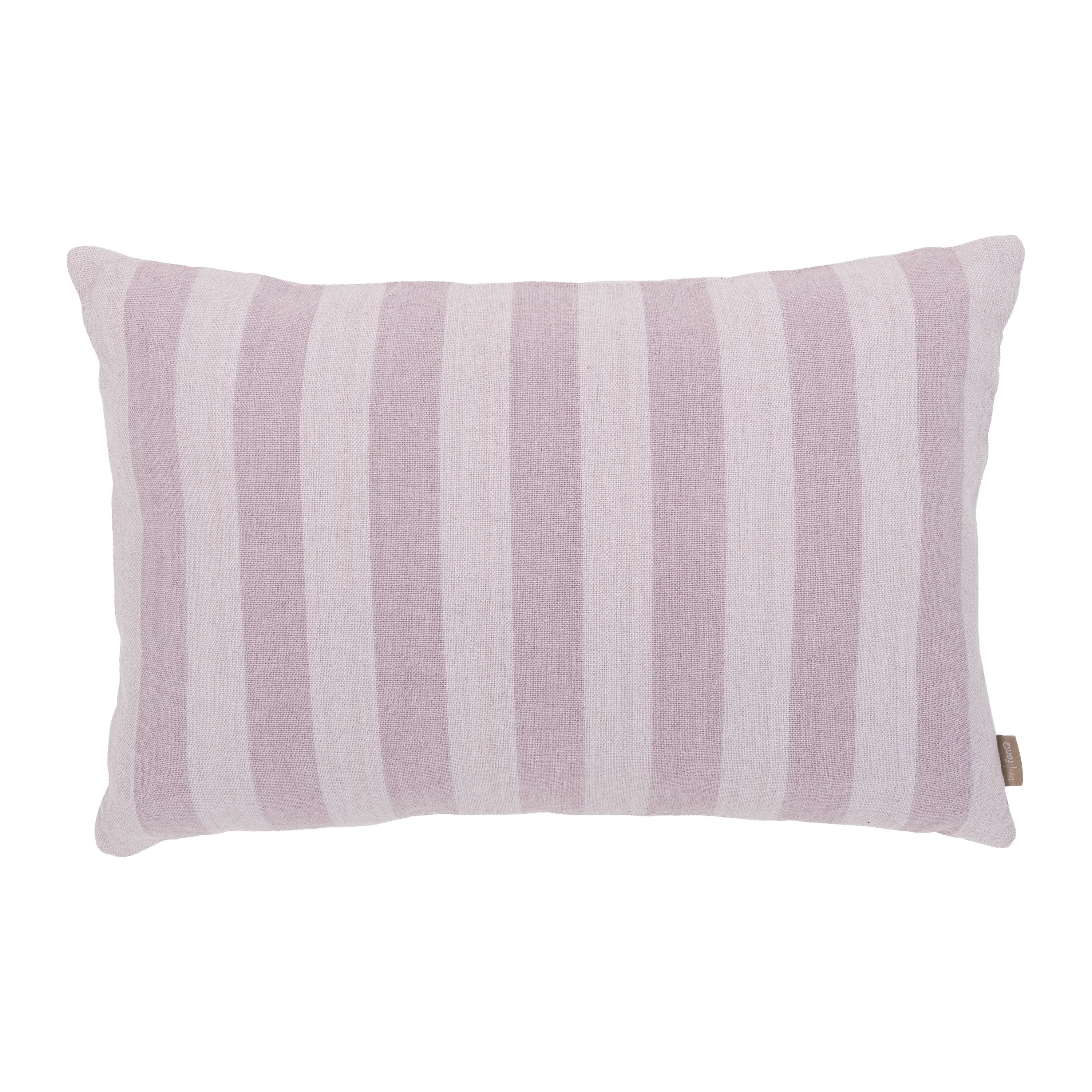 by fonQ Linen Stripe Sierkussen 40 x 60 cm - Lavendel