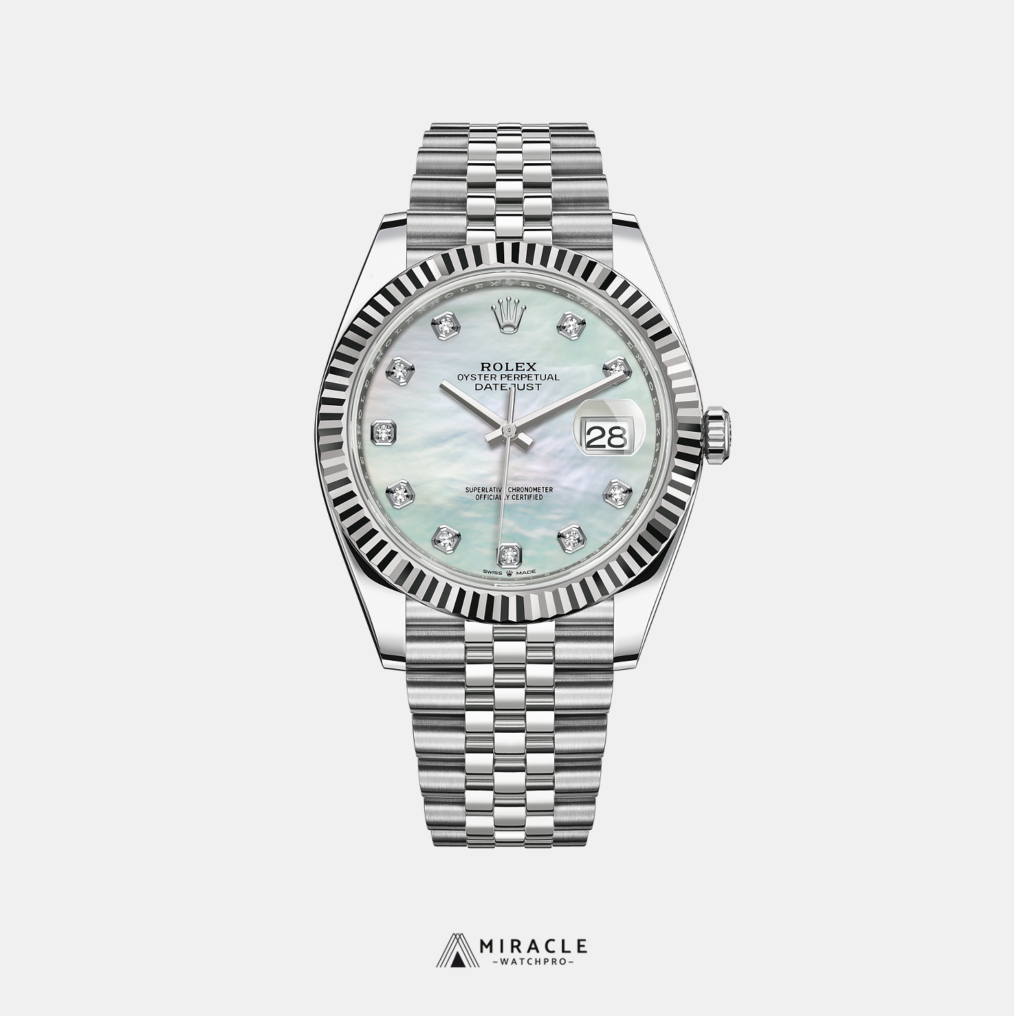 ROLEX-DATEJUST-REF.M126334-0020-ELITE CLONE-41MM-Replica Watch