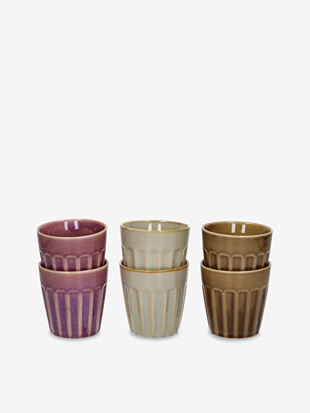 Set de 2 verres rialto h8.5cm lilas - pomax violet