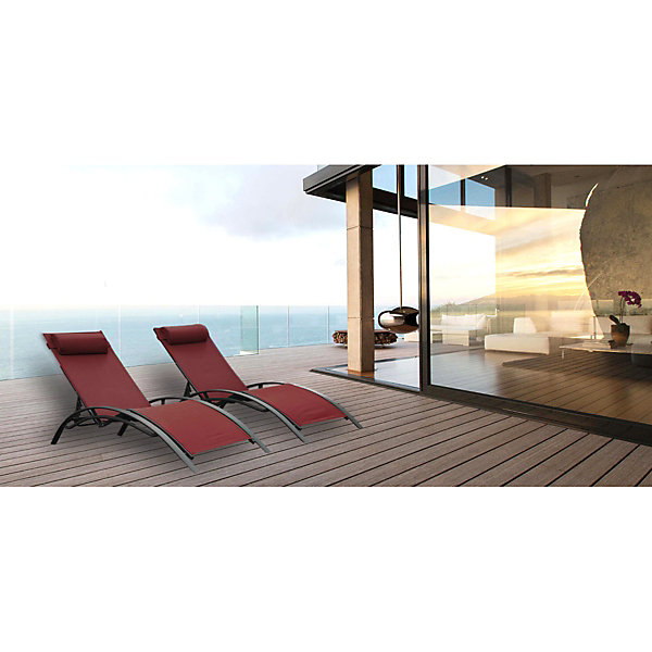 Bains de soleil monaco bourgogne (lot de 2) Keter 35-700918