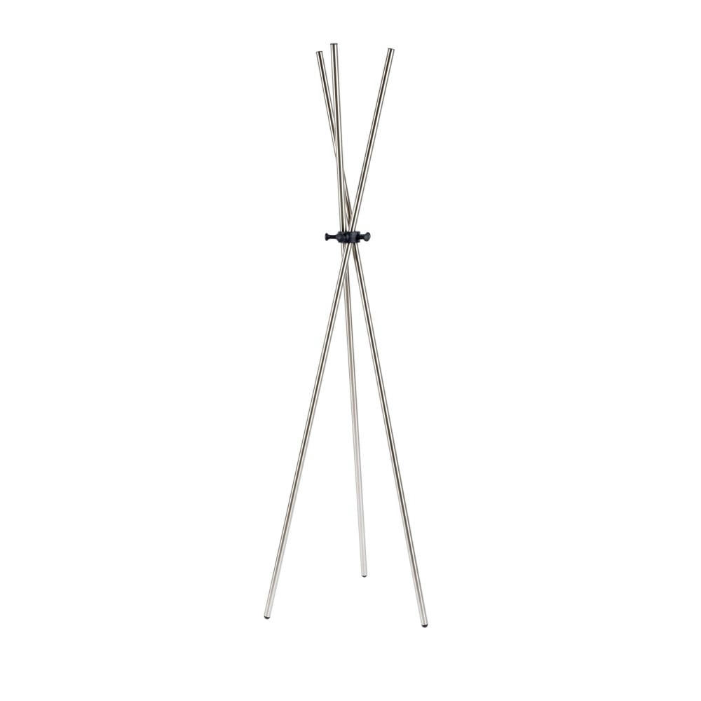 DARWIN - Porte-manteaux trépied en métal argent