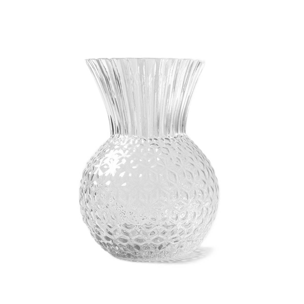 Wazon LIMPID szklany transparentny 14x22 cm HOMLA