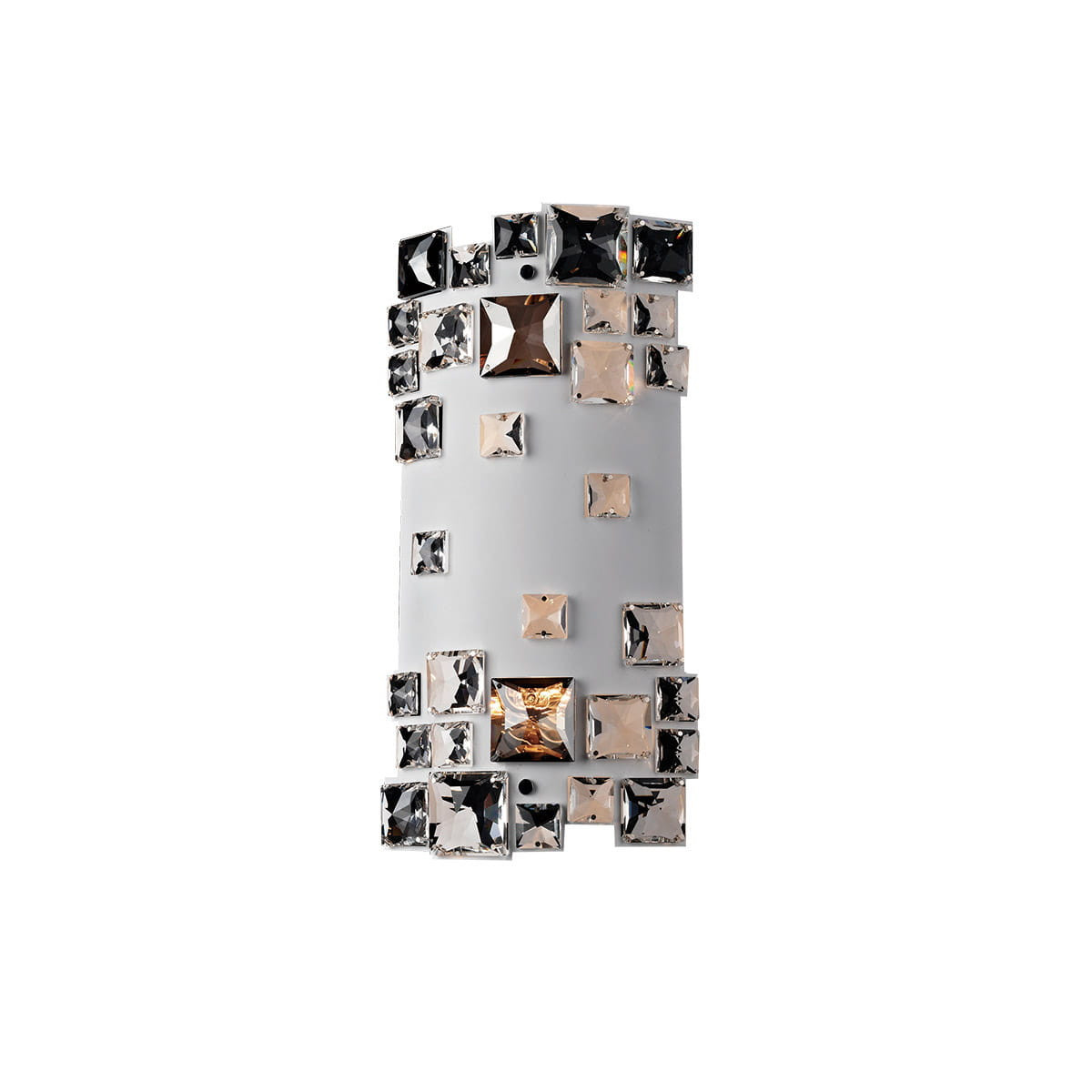 Kinkiet chromowany biały EVAN 1xG9x28W wym:35,5x17x10cm IP20 Italux