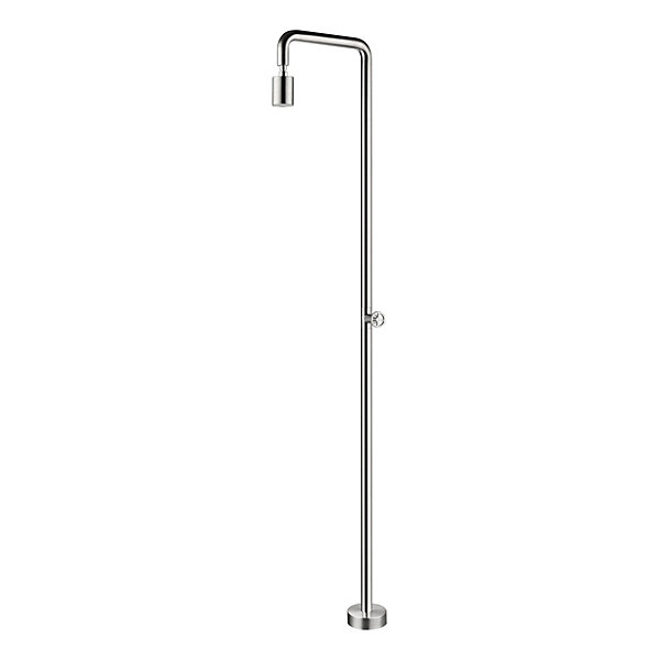 Douche de piscine en acier 316 elegance durable pour espace exterieur chic