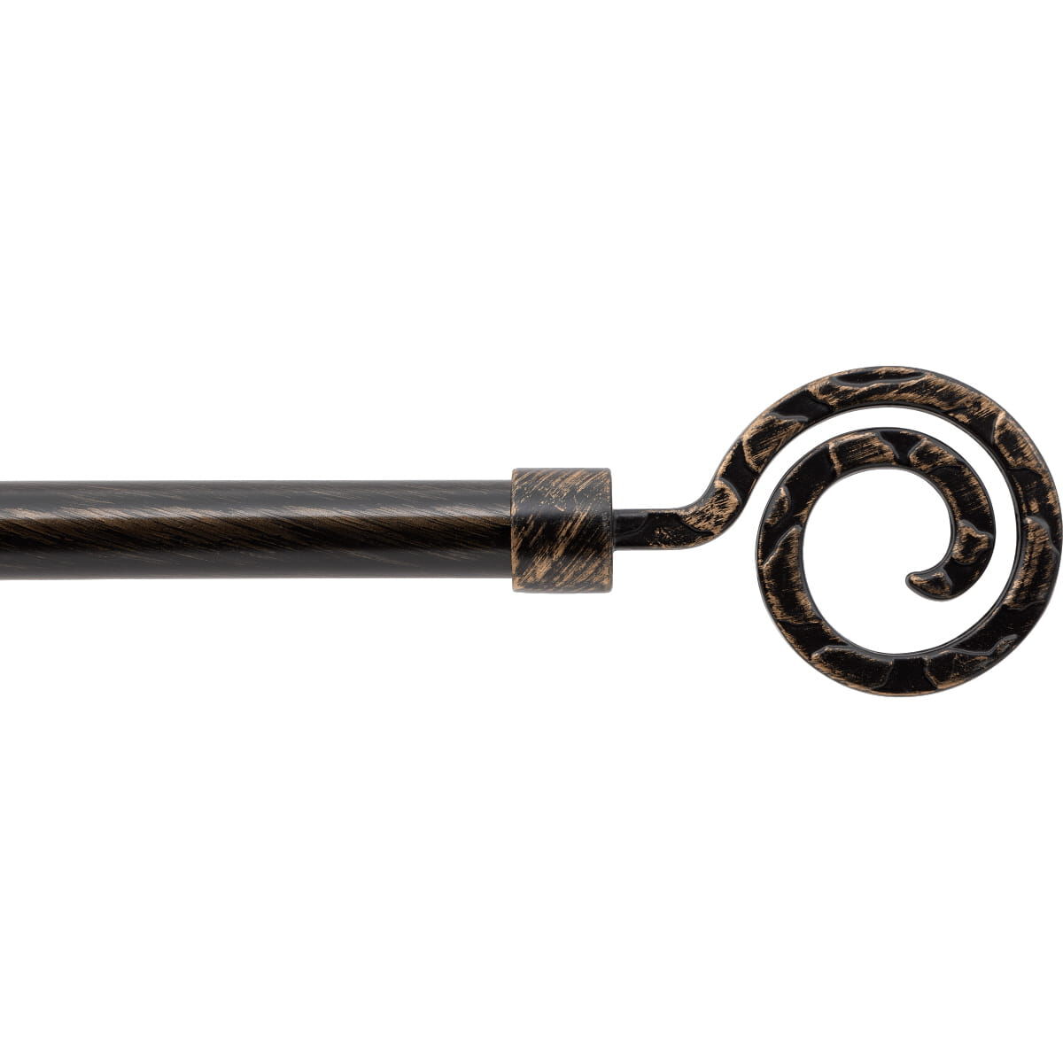 Kit varão extensível DEMEURE preto 120-210cm