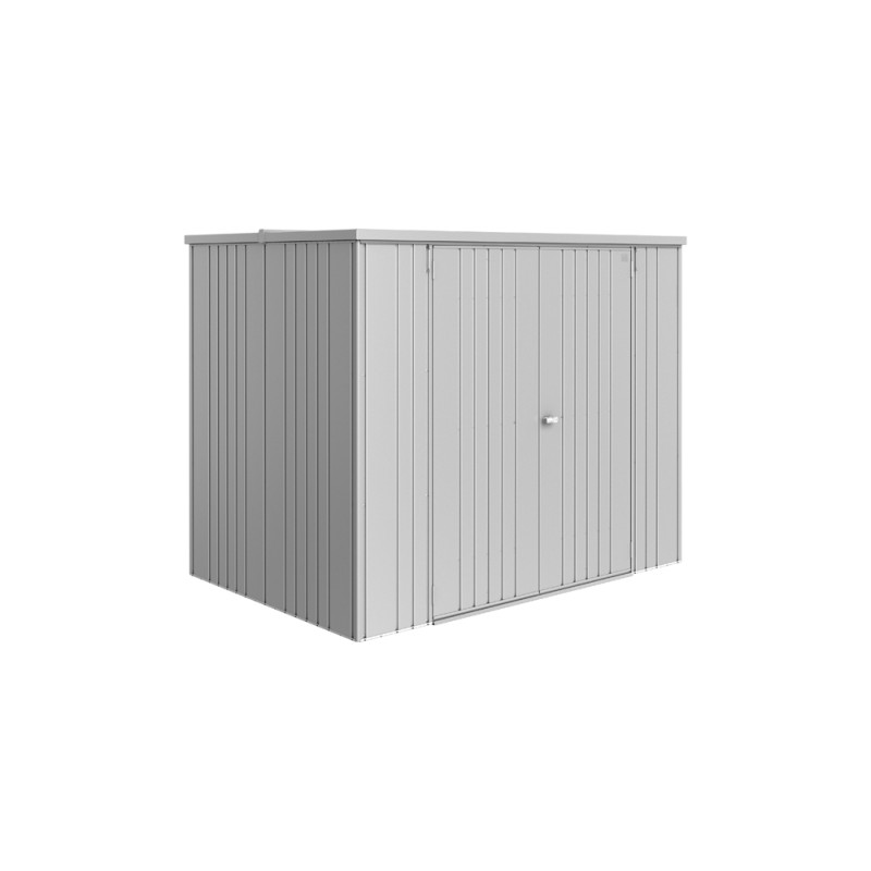 Armoire à outils argentée 2,28 x 1,55 x 1,84 m BIOHORT