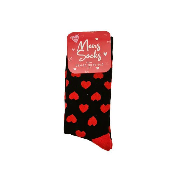 Mens Heart Socks