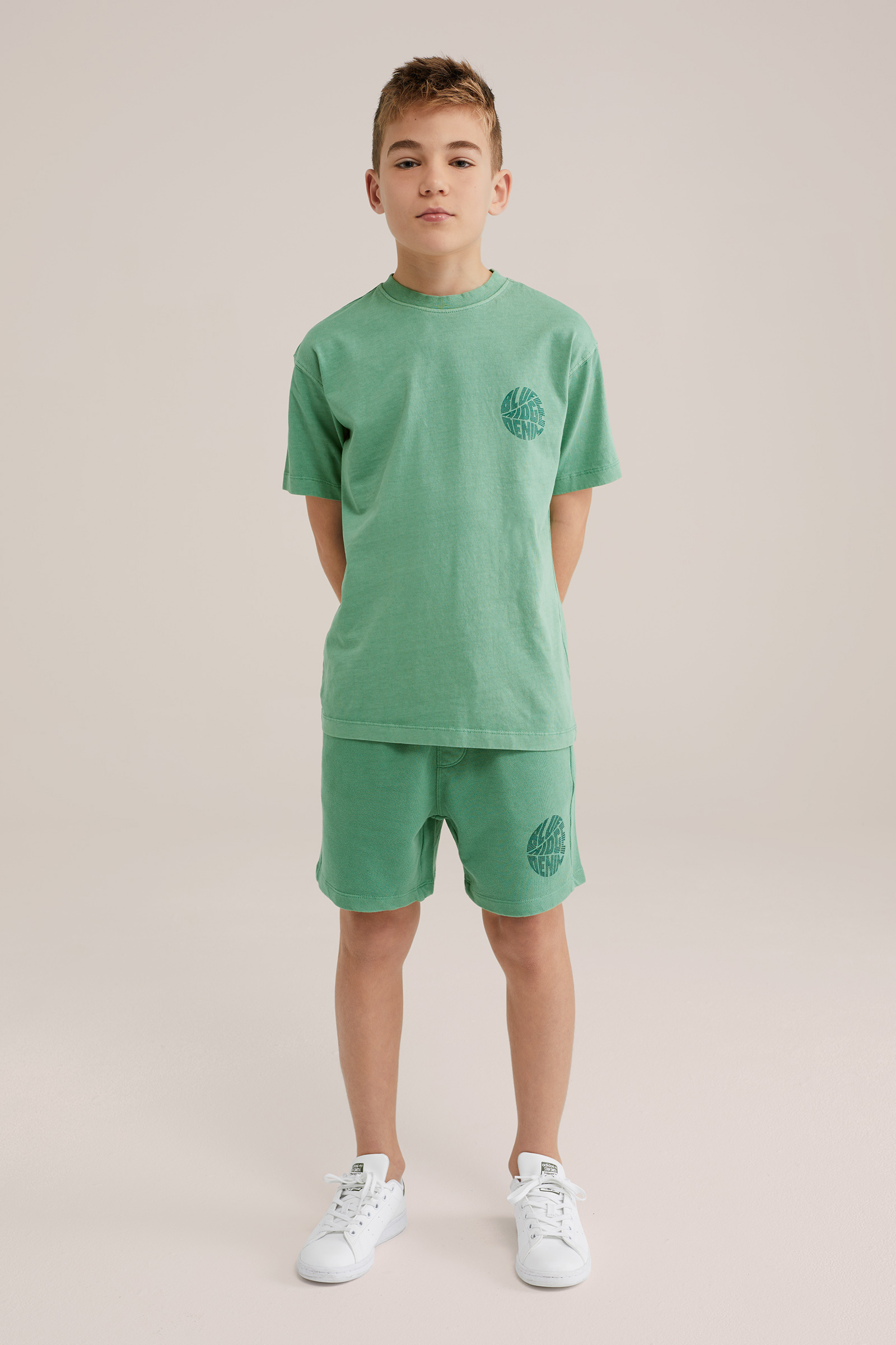 Jongens regular fit sweatshort