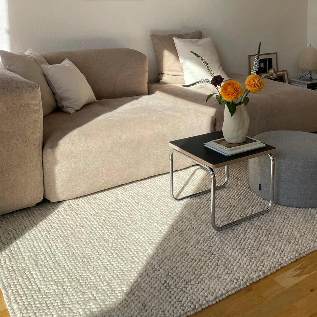 Nuuck - Thore Teppich, 170 x 240 cm, beige