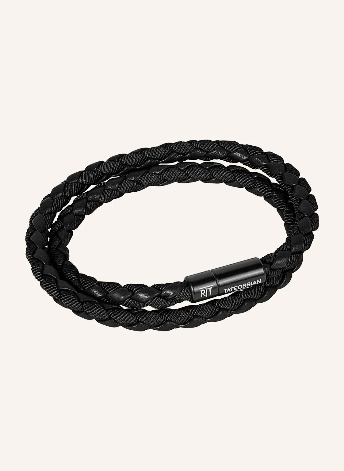 TATEOSSIAN Armband aus Öko-Leder mit Aluminiumverschluss