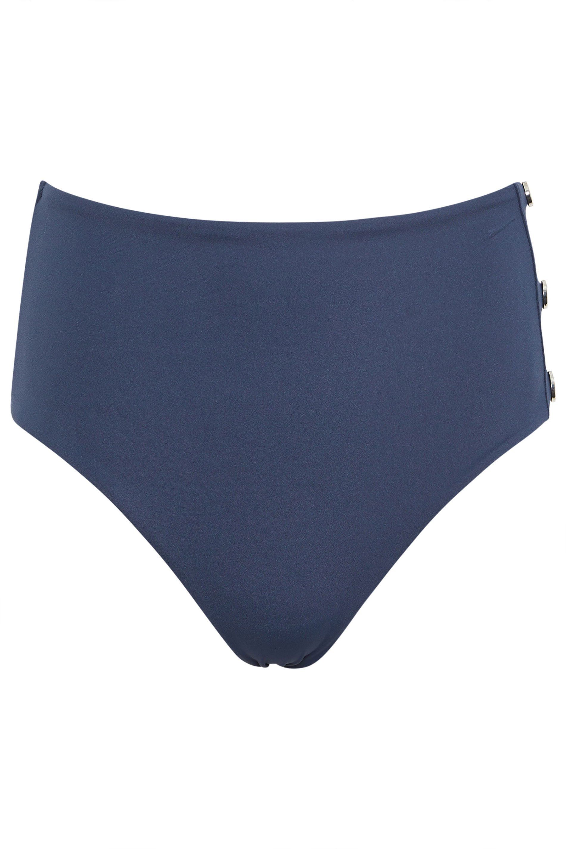 Star by Julien Macdonald Popper Detail Bikini Bottoms