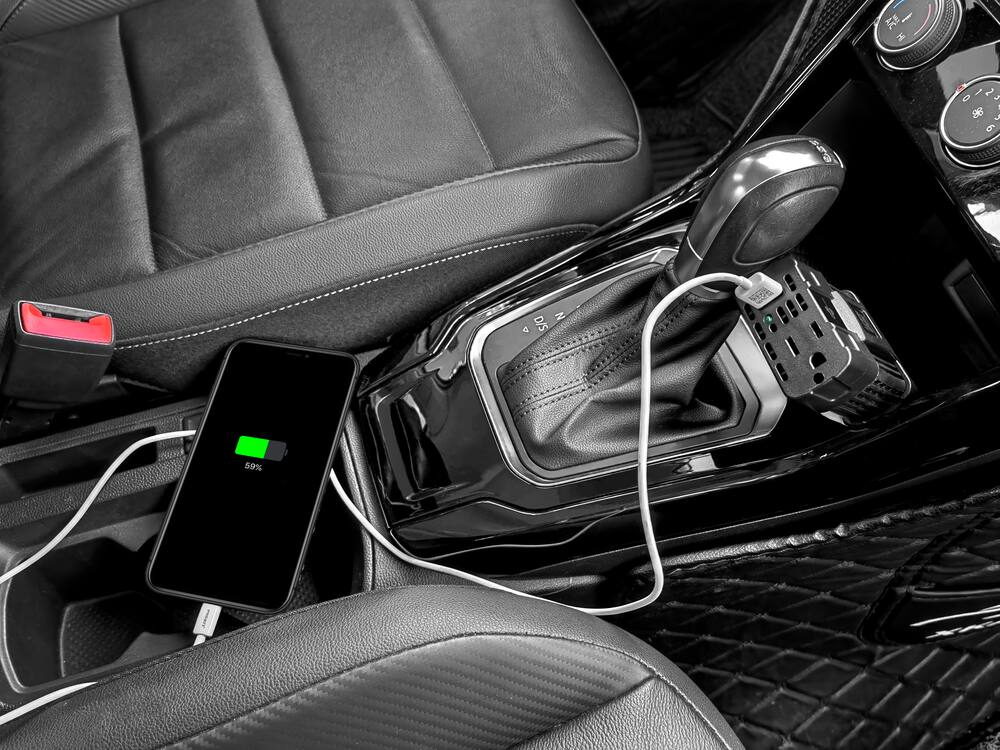Bluehive 100W Power Inverter, Black