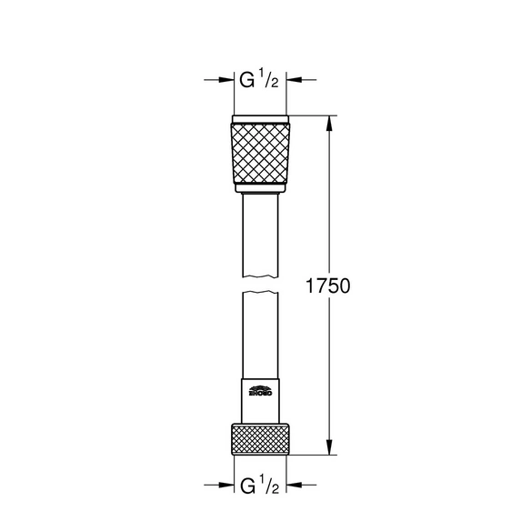 Brauseschlauch »Vitalioflex Comfort«, Länge: 175 cm, 1/2