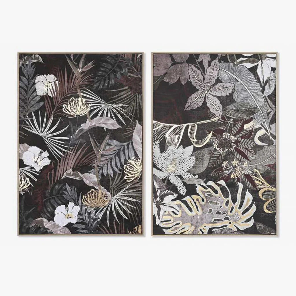 Conjuntos de 2 Quadros Natureza Grafica 2A