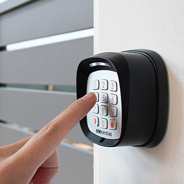 Clavier à code sans fil pour portail Scs Sentinel Codegate noir