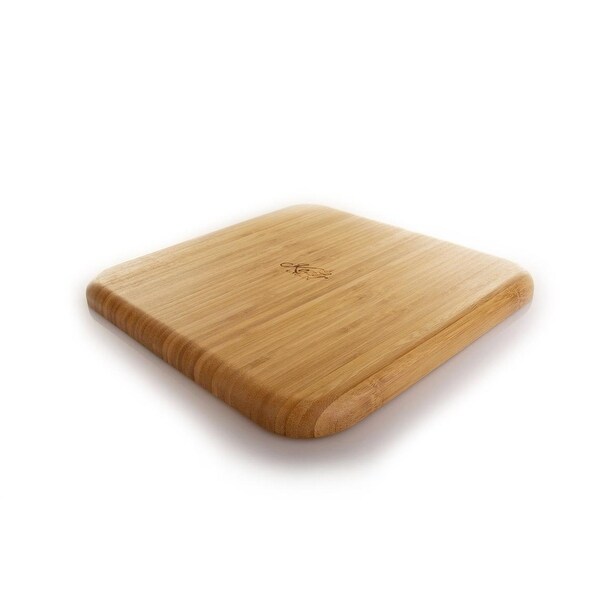 Organic Bamboo Platter, Serving Platter, Sectional Wooden Dish For Appetizers & Snacks
