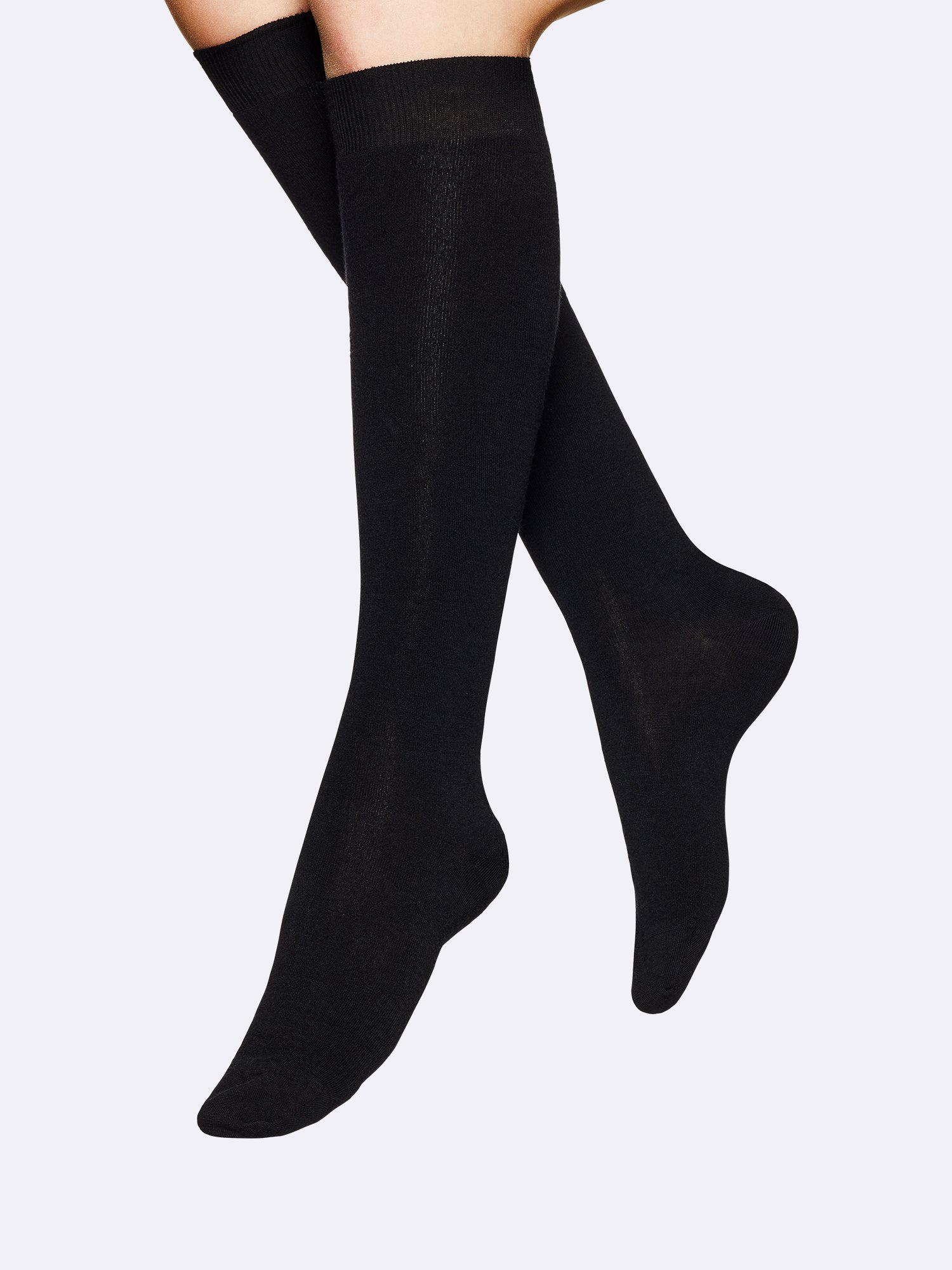 MERINO WOOL polvisukat - musta