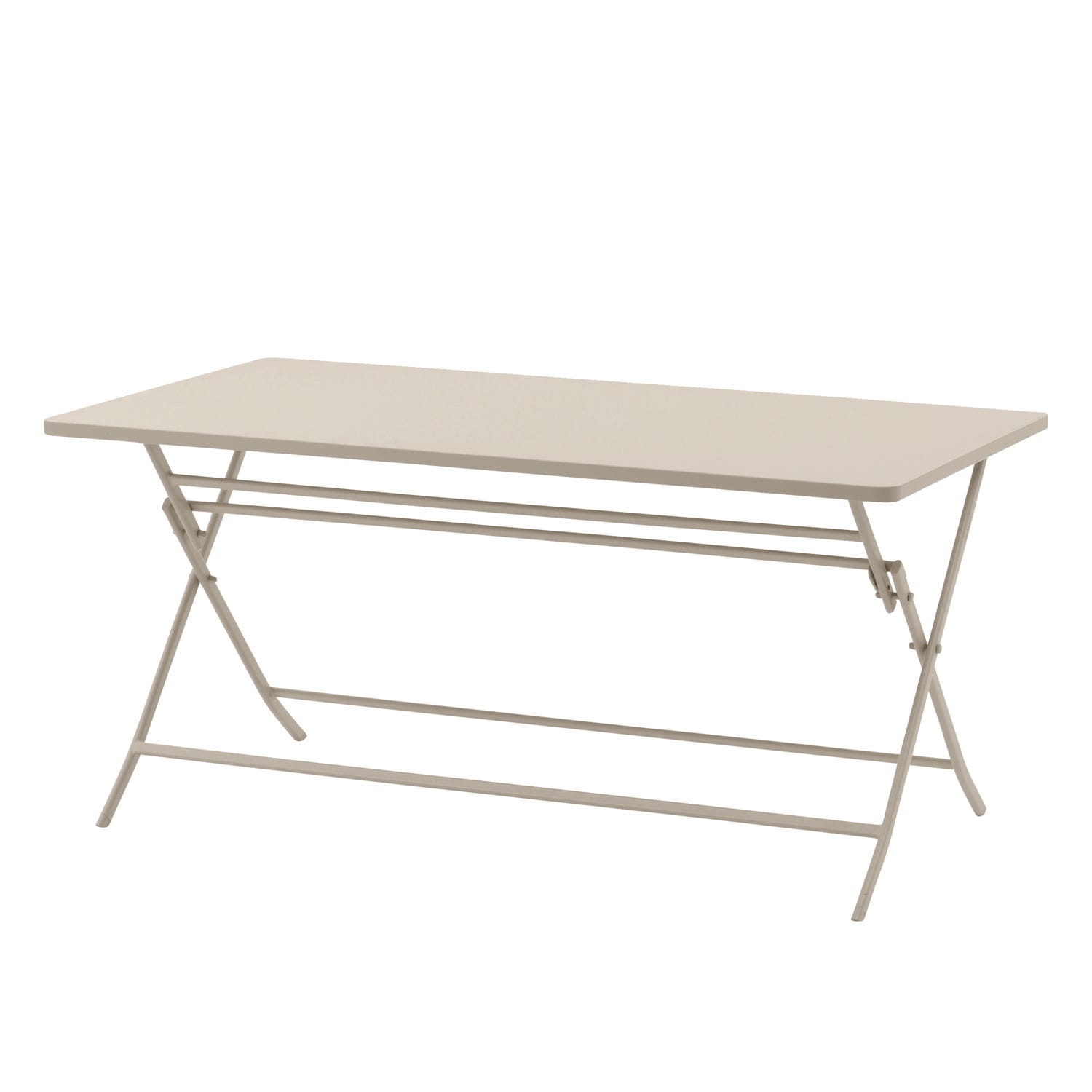 Tavolo da giardino 150x80x71 cm Greensboro argilla