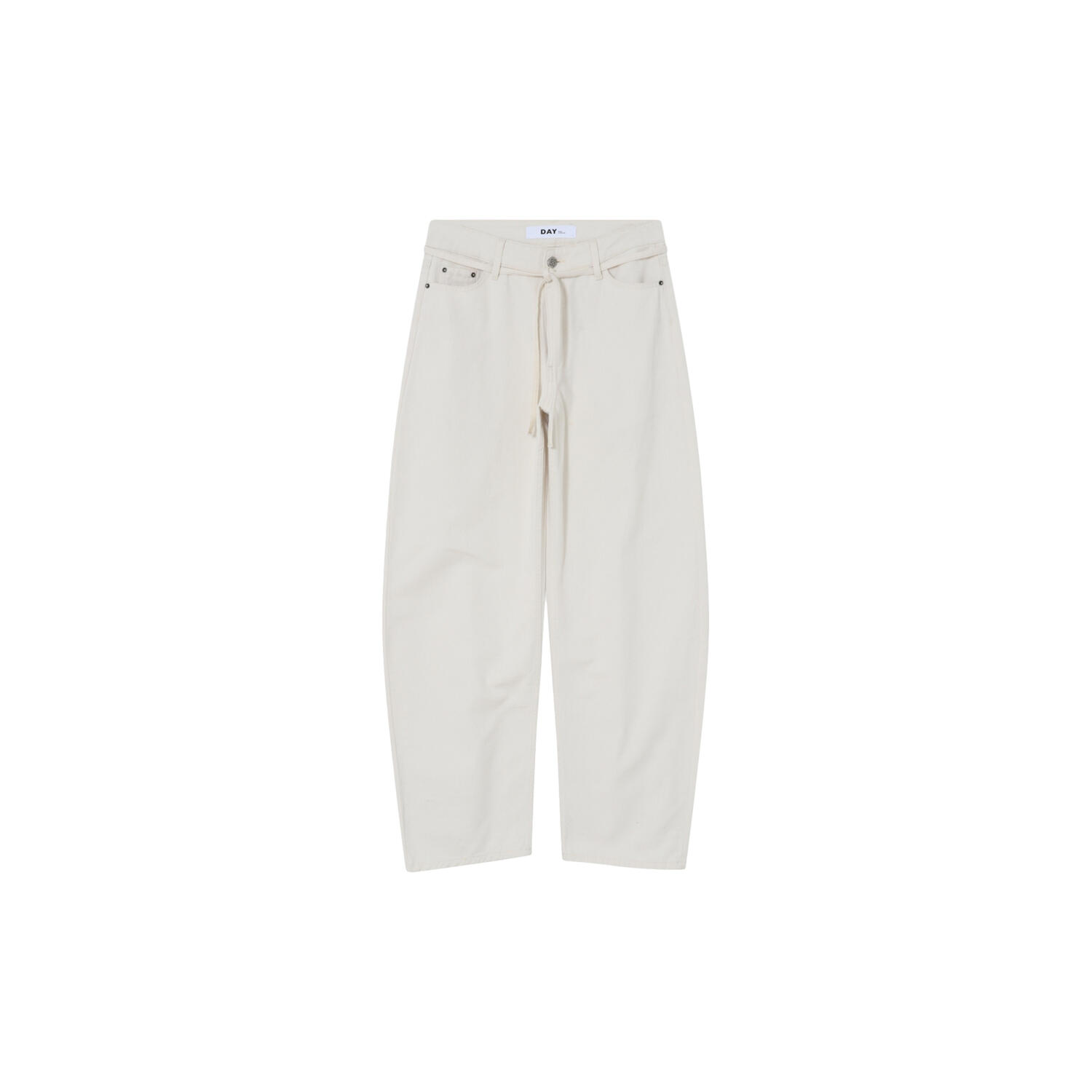 Blaire - Soft White Denim Jeans, jet stream