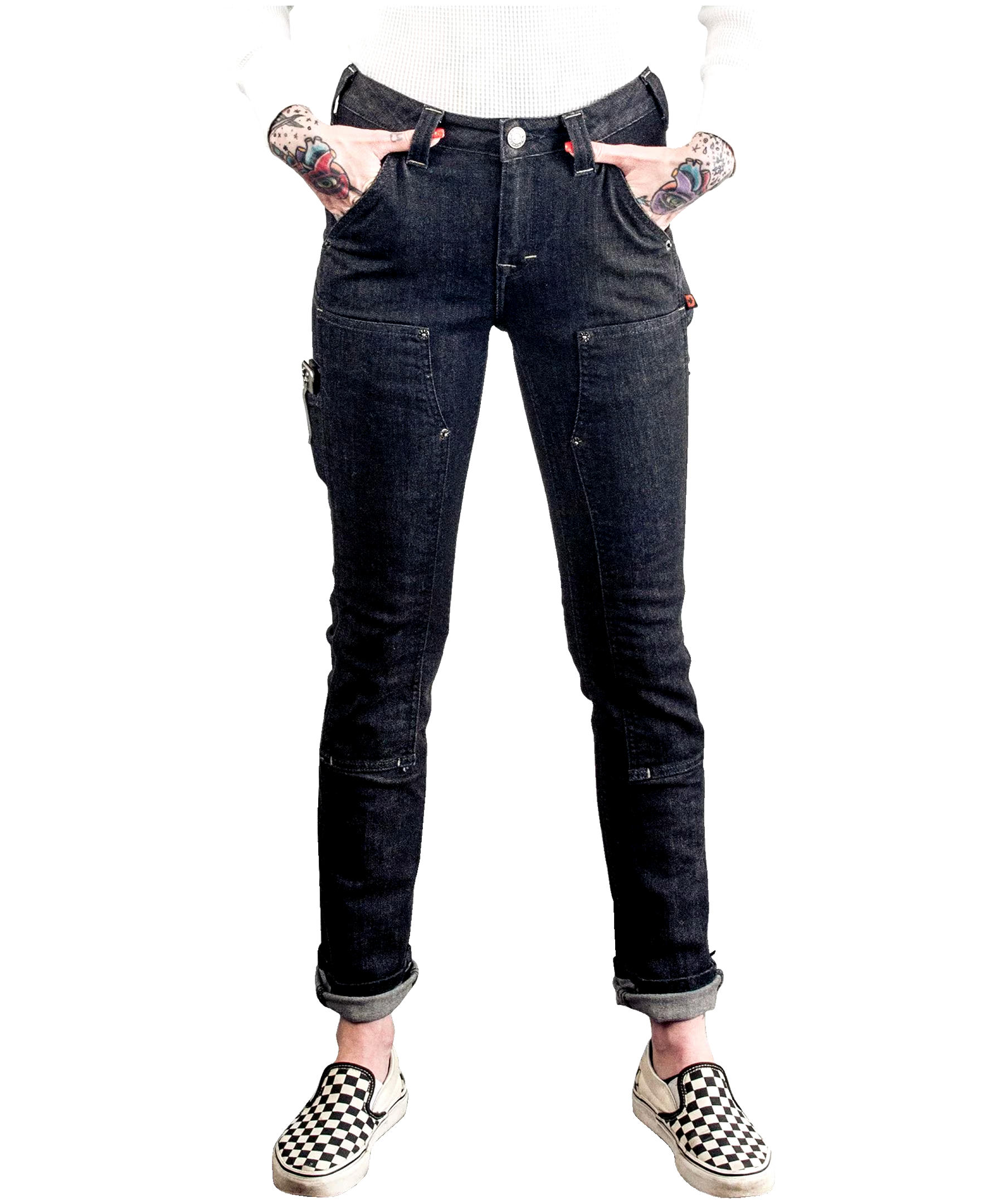 Women's Maven Mid Rise Slim Fit Work Pants