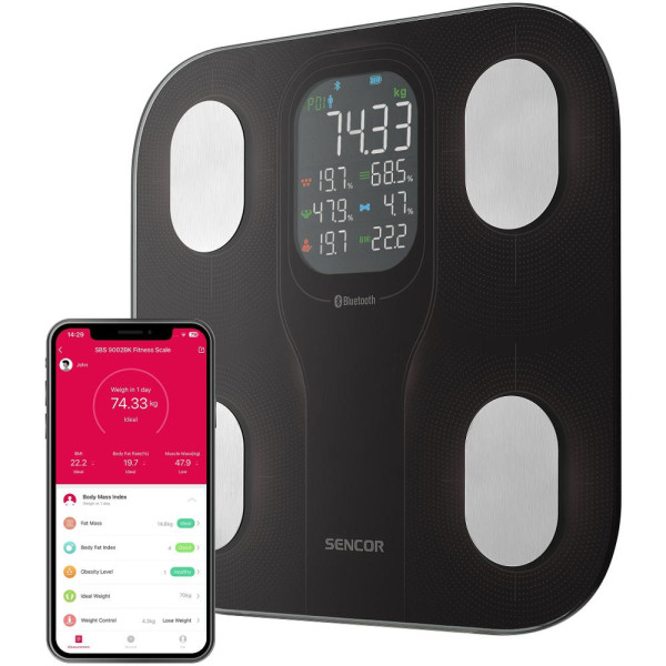 Waga Fitness Bluetooth Sbs 9002Bk
