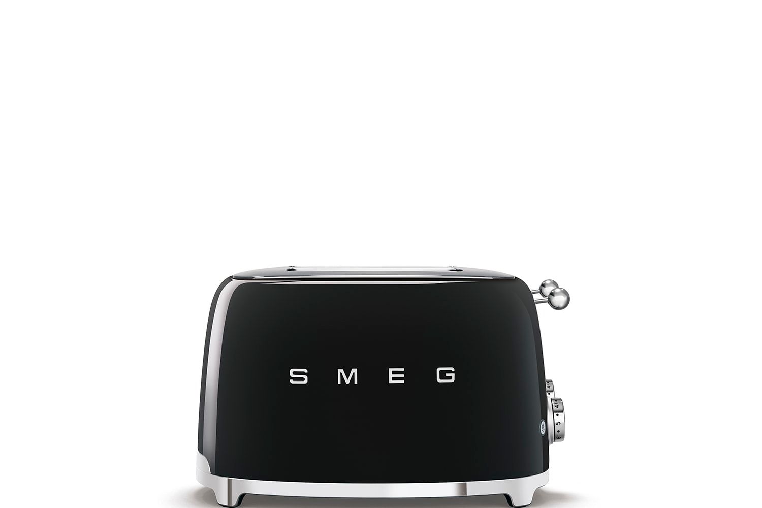 Smeg 4 Slice Toaster, Extra Wide Slots, 3 pre set programmes, Black