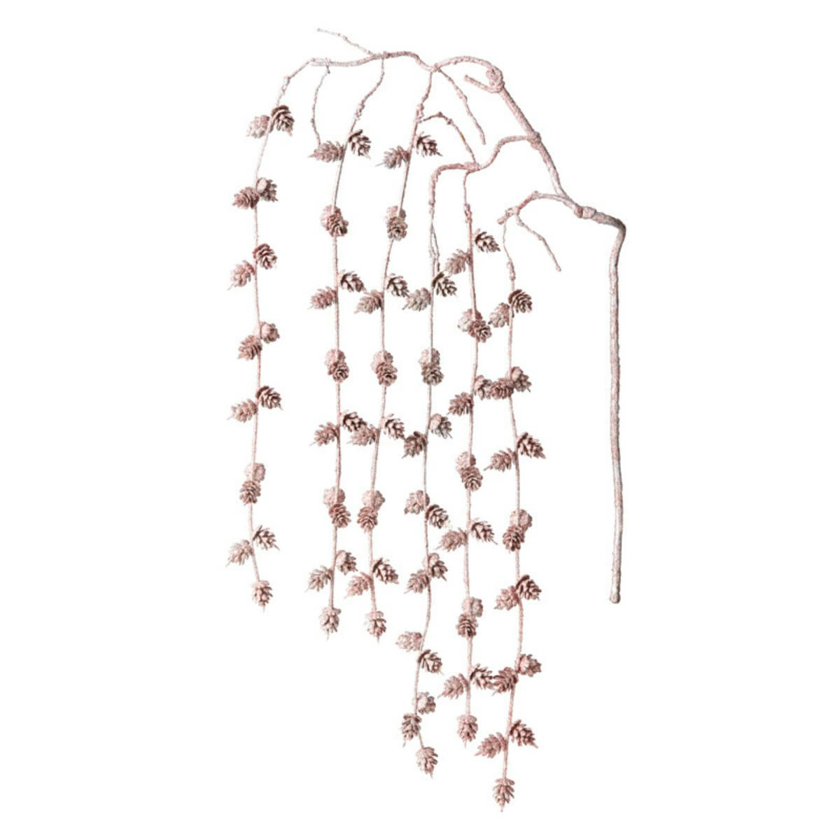 NOËL - Branche de pin pailletée eva h104