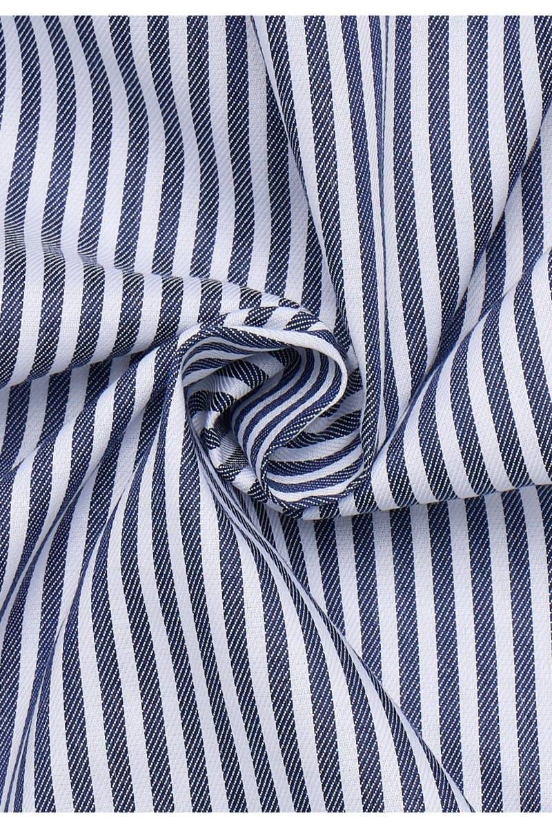 ETERNA Comfort Fit Hemd marine, Gestreift (super langer Arm)