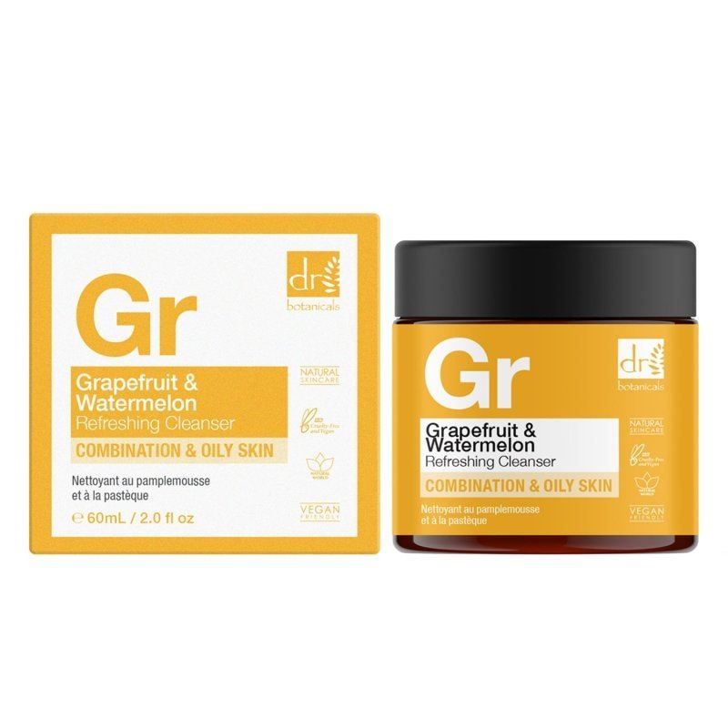 Dr. Botanicals Grapefruit & Watermelon Anti-Ageing Refreshing Cleanser 60ml