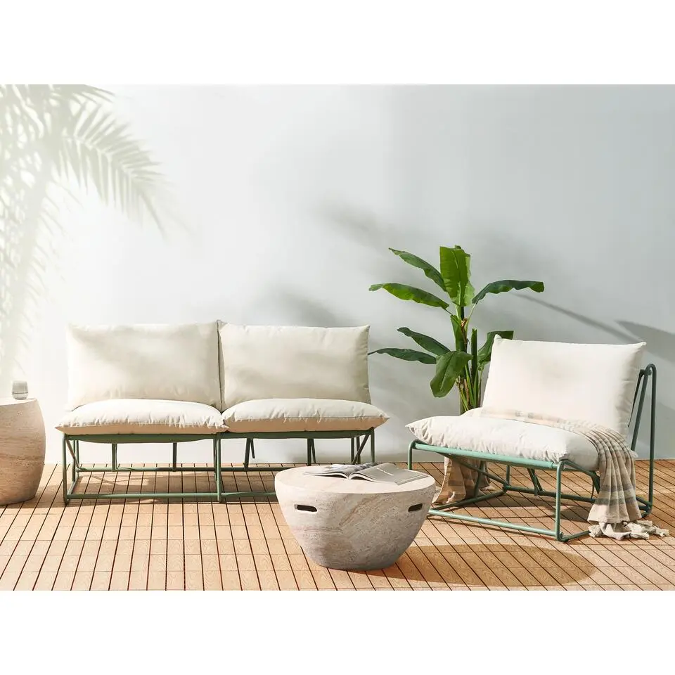 PICO - Loungeset 3-zits - Groen - Staal