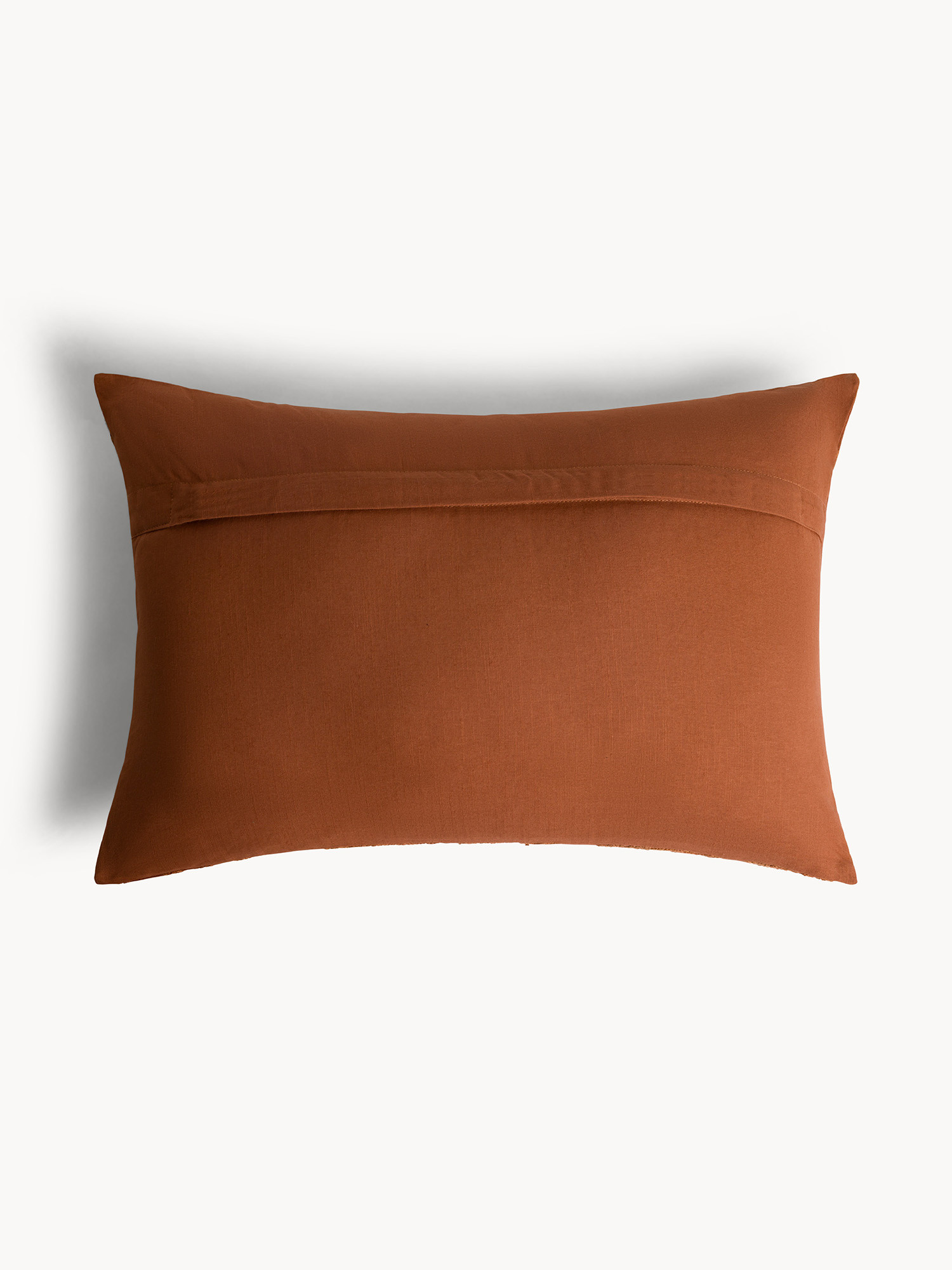 Cuscino 35x50 cm in cotone con ricamo etnico