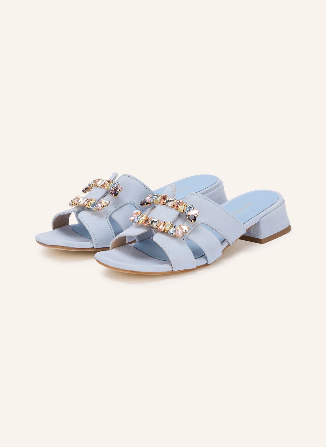 darling harbour Mules mit Schmucksteinen