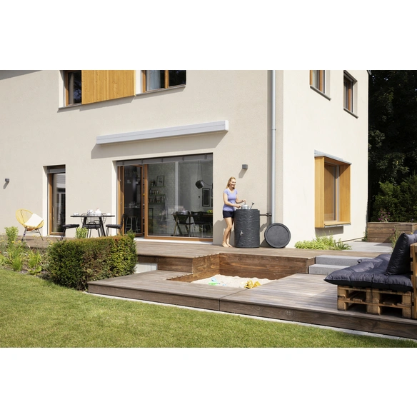 Regenspeicher »MURO«, 260 L, graphite grey