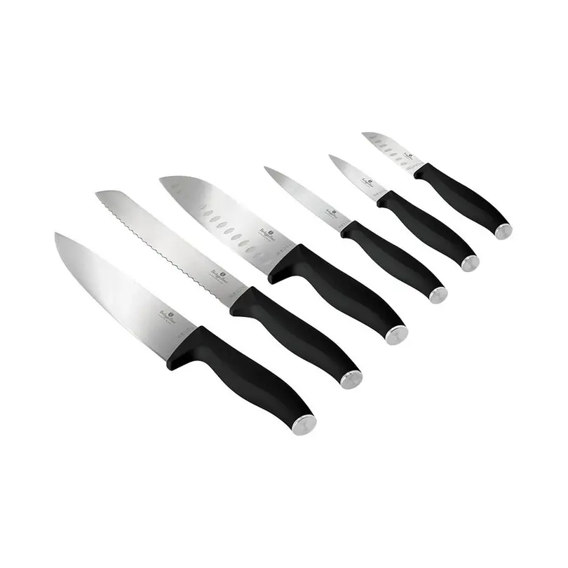 Besteckset 6-teilig Matte Black Collection