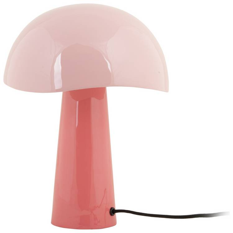 Present Time Grato Cast Iron Table Lamp - Soft Pink