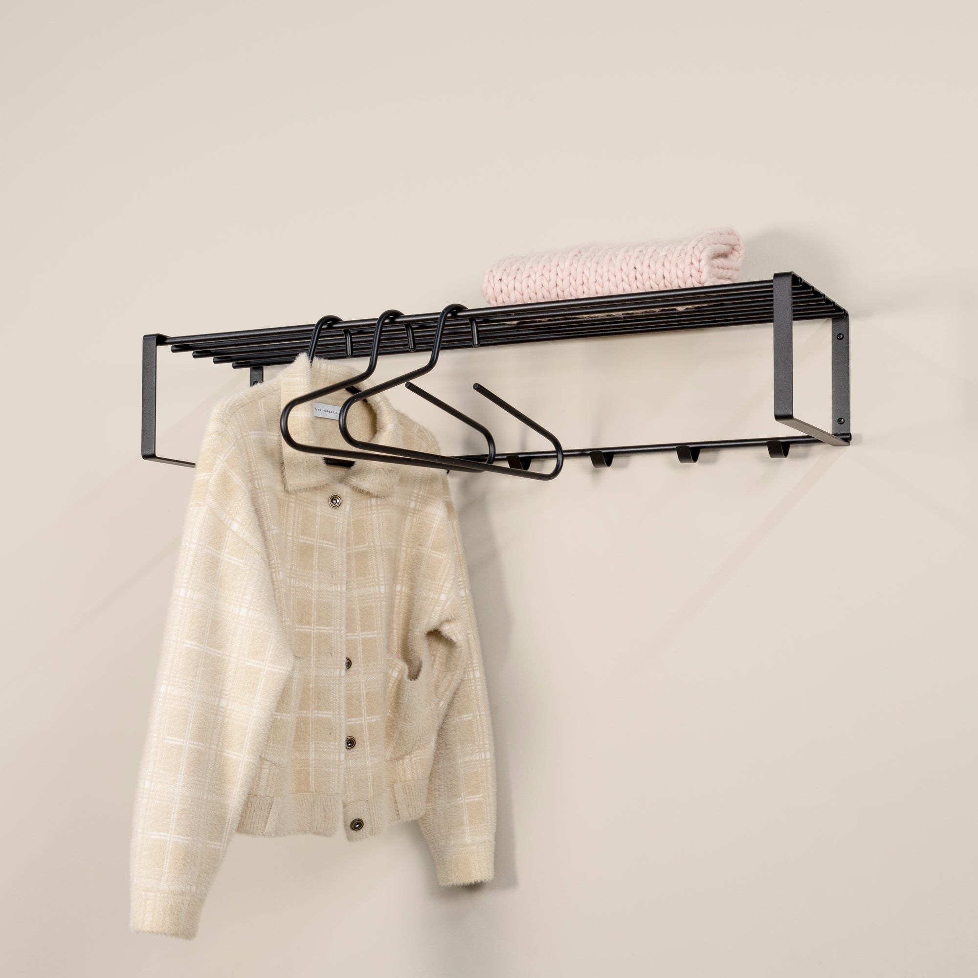 Spinder Design Rex 2 XL (100 cm) Wandkapstok - Zwart