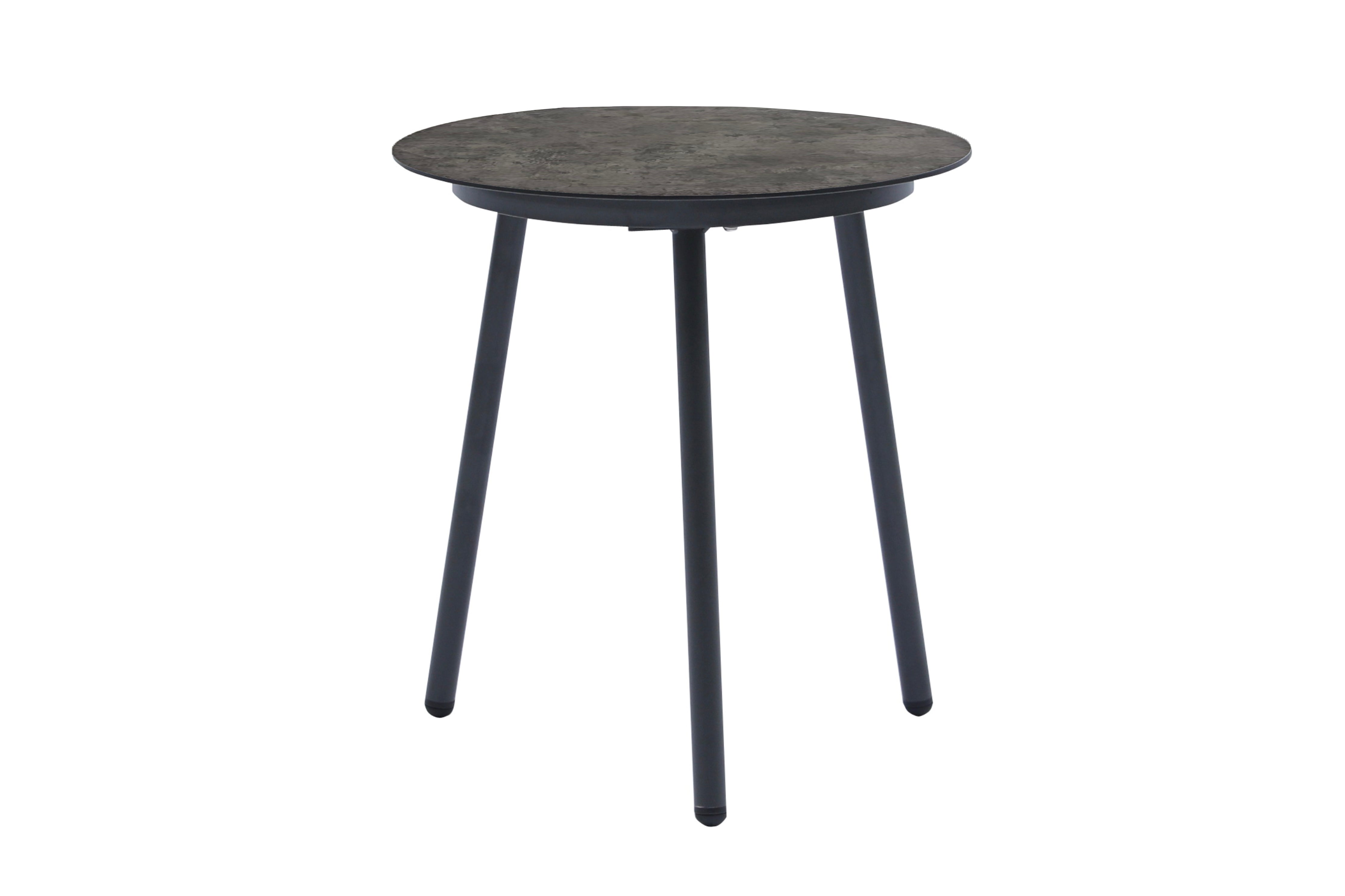 Sens-Line - Elena Bijzettafel - Ø50cm - Kunststof Grijs