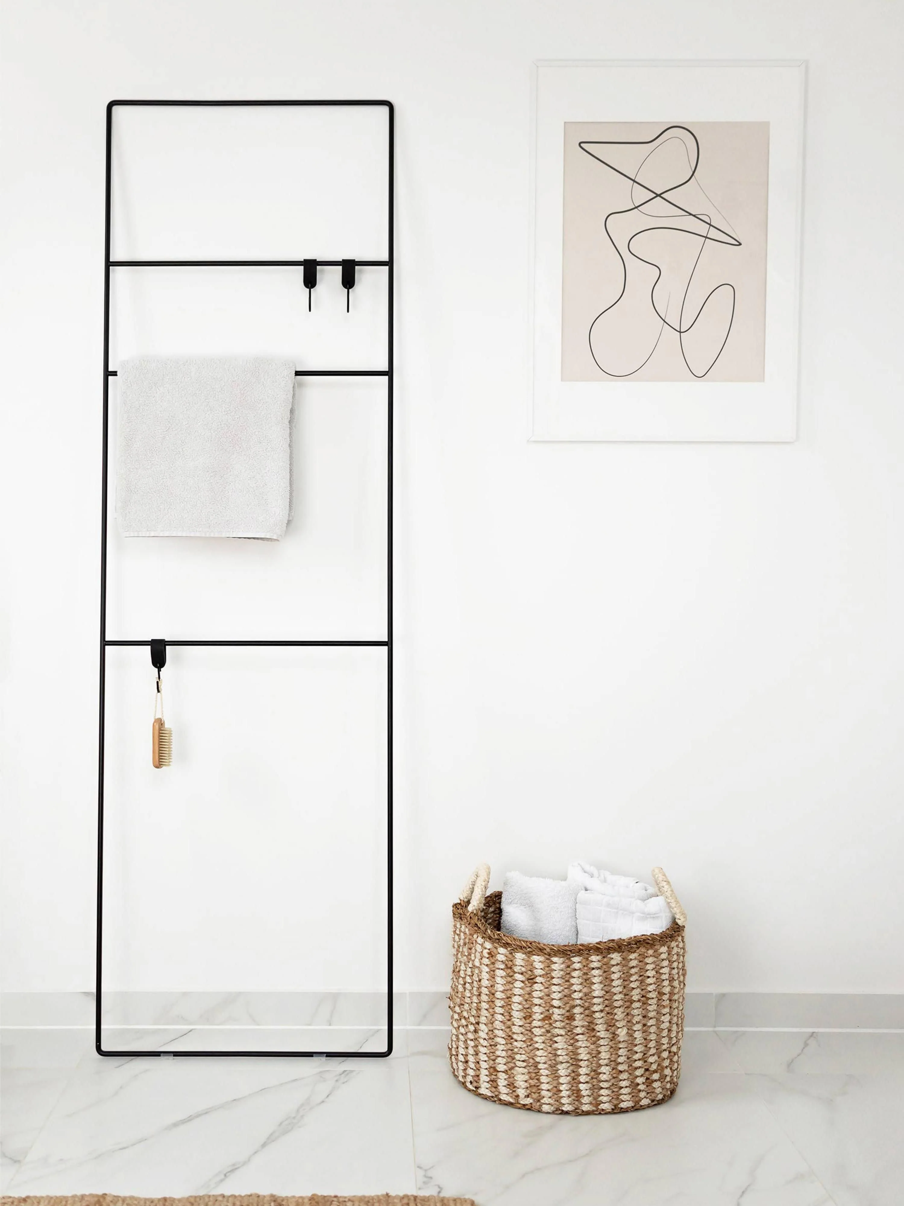 Metall-Handtuchleiter Estina