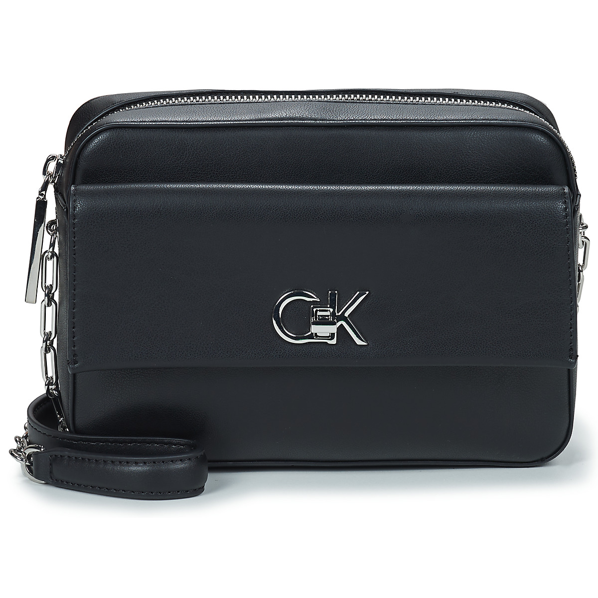 Calvin Klein Jeans - CK RE-LOCK POCKET CAMERA BAG - Black