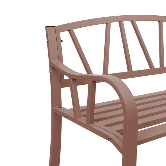 Gartenbank »MVG-F53«, BxHxT: 128 x 89 x 54, 2-Sitzer pulverbeschichteter Stahl
