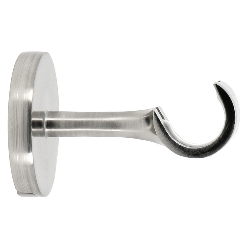Support de tringle ouvert en métal Horizon Easy Fix chrome Ø 20 mm x 6 cm 2 pièces MOBOIS