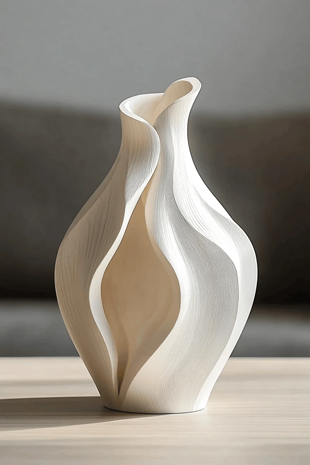 Vase Wood Sculpture #WG072