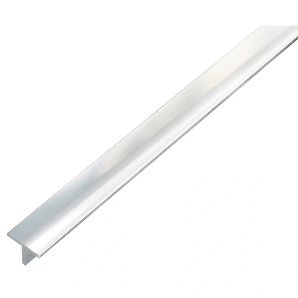 T-Profil Alu chrom 1000 x 15 x 15 x 1,5 mm