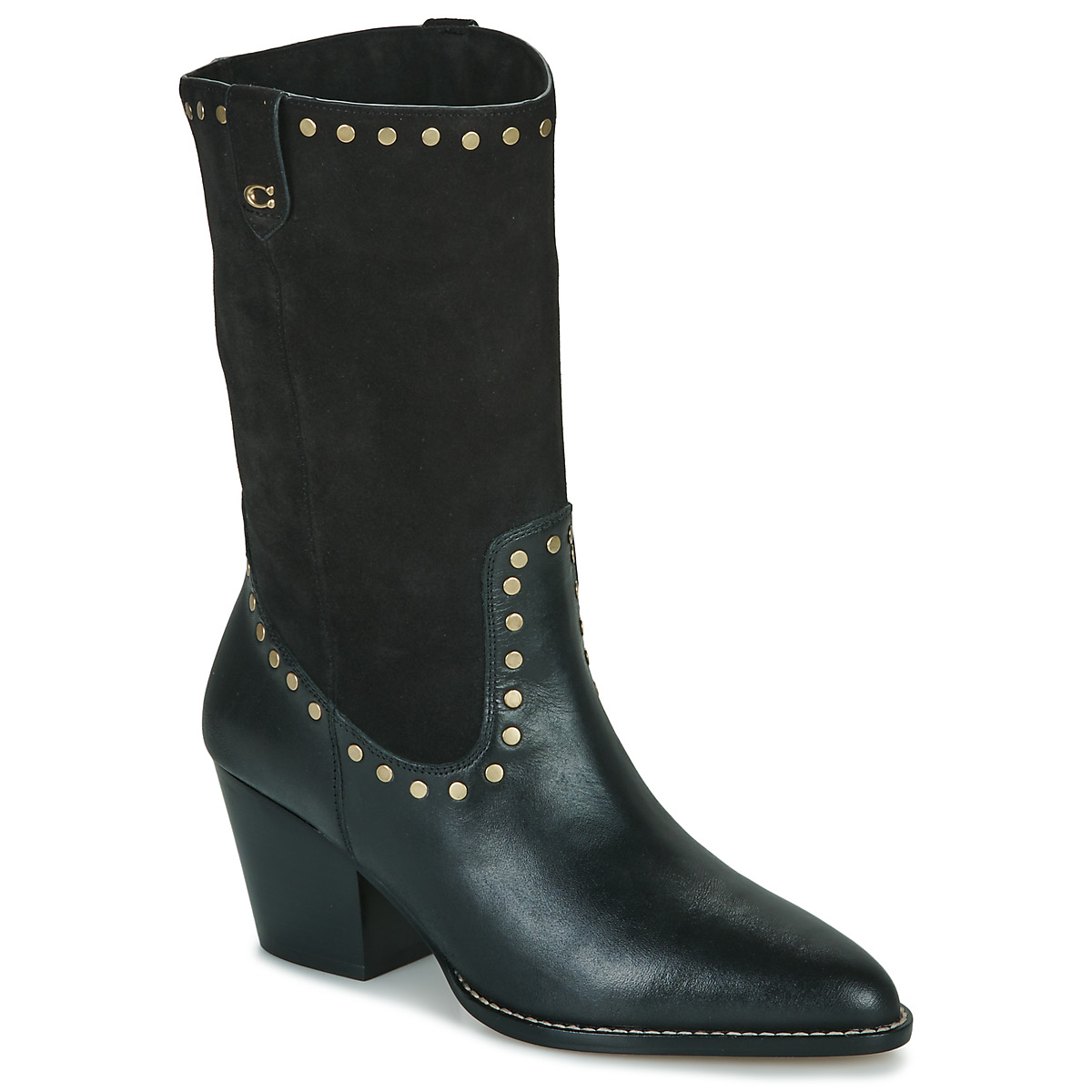 Coach - PHEOBE LEATHER BOOTIE - Black