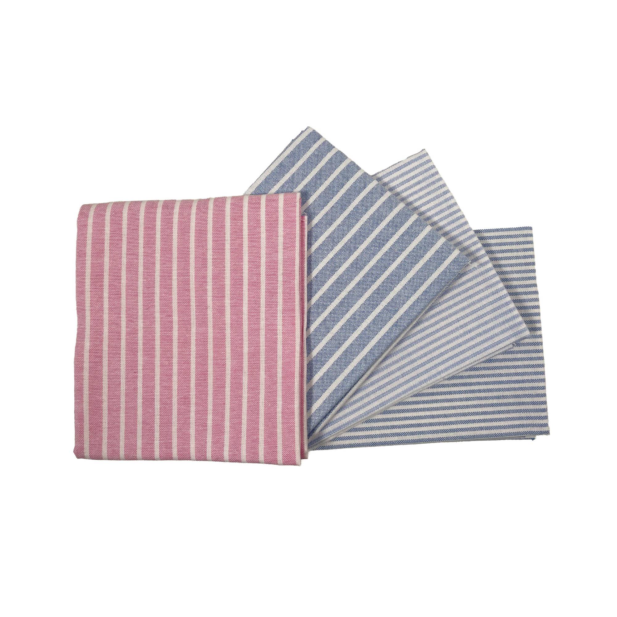 Chambray and Stripes Fat Quarters 4 Pack