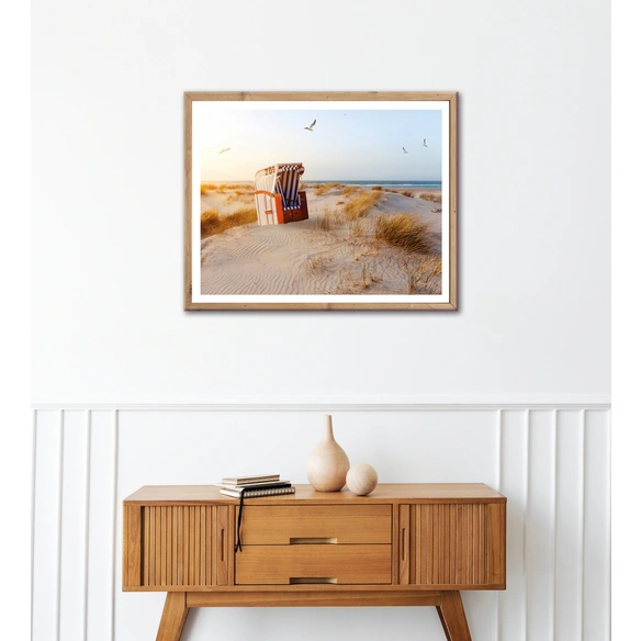 Gerahmtes Bild, ca. 40x50 cm, Motiv: 405954