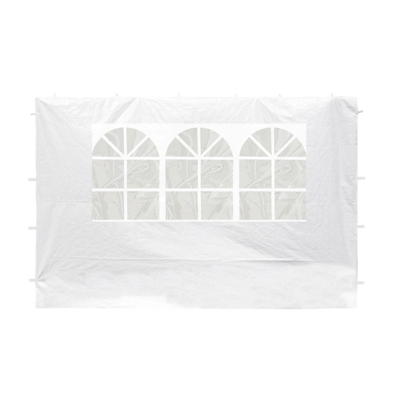 Seitenteile, Breite: 290 cm, Polyethylen, weiß, mit Fenster