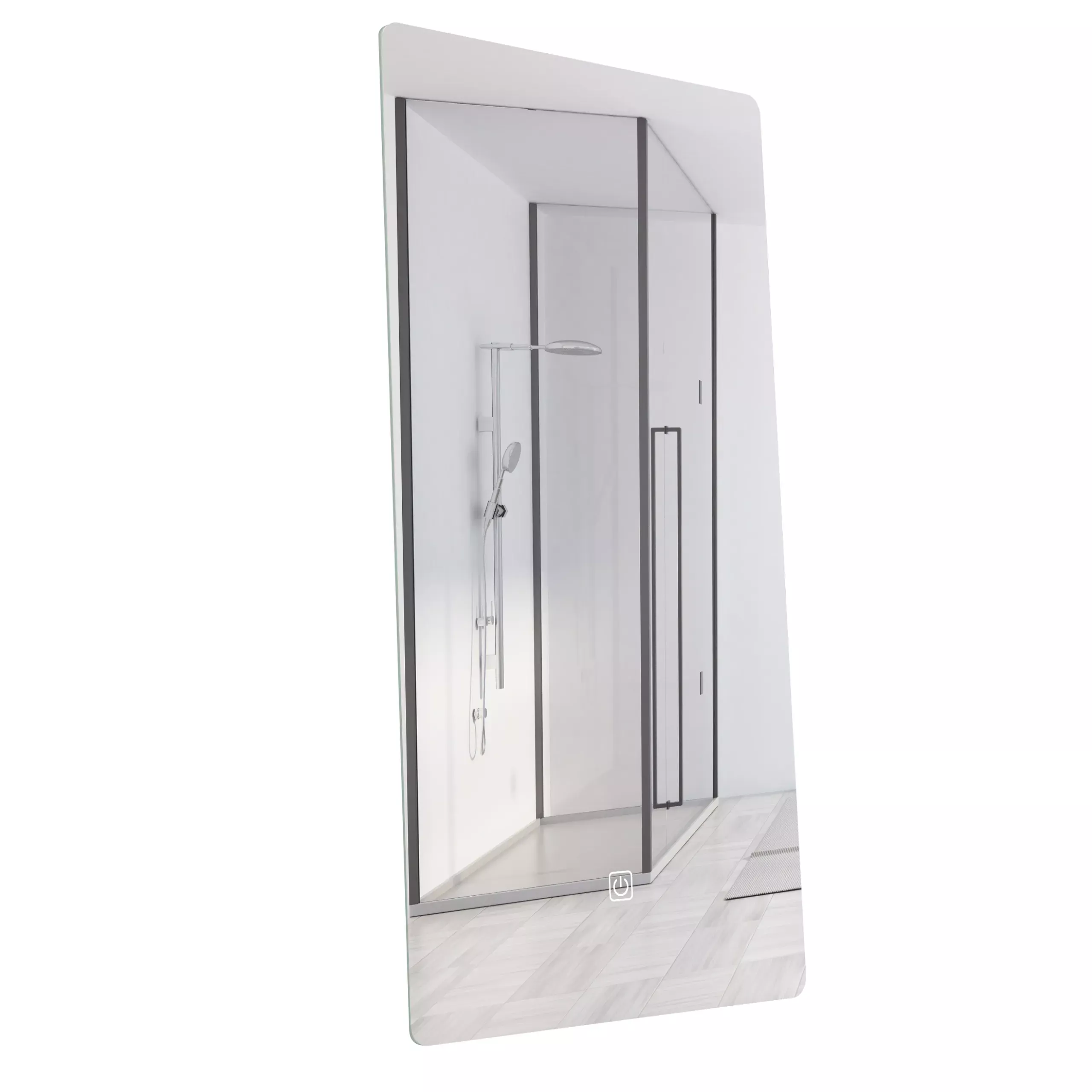 Lustro podświetlane LED MARINO 39x50 cm Antypara, Zmiana barwy