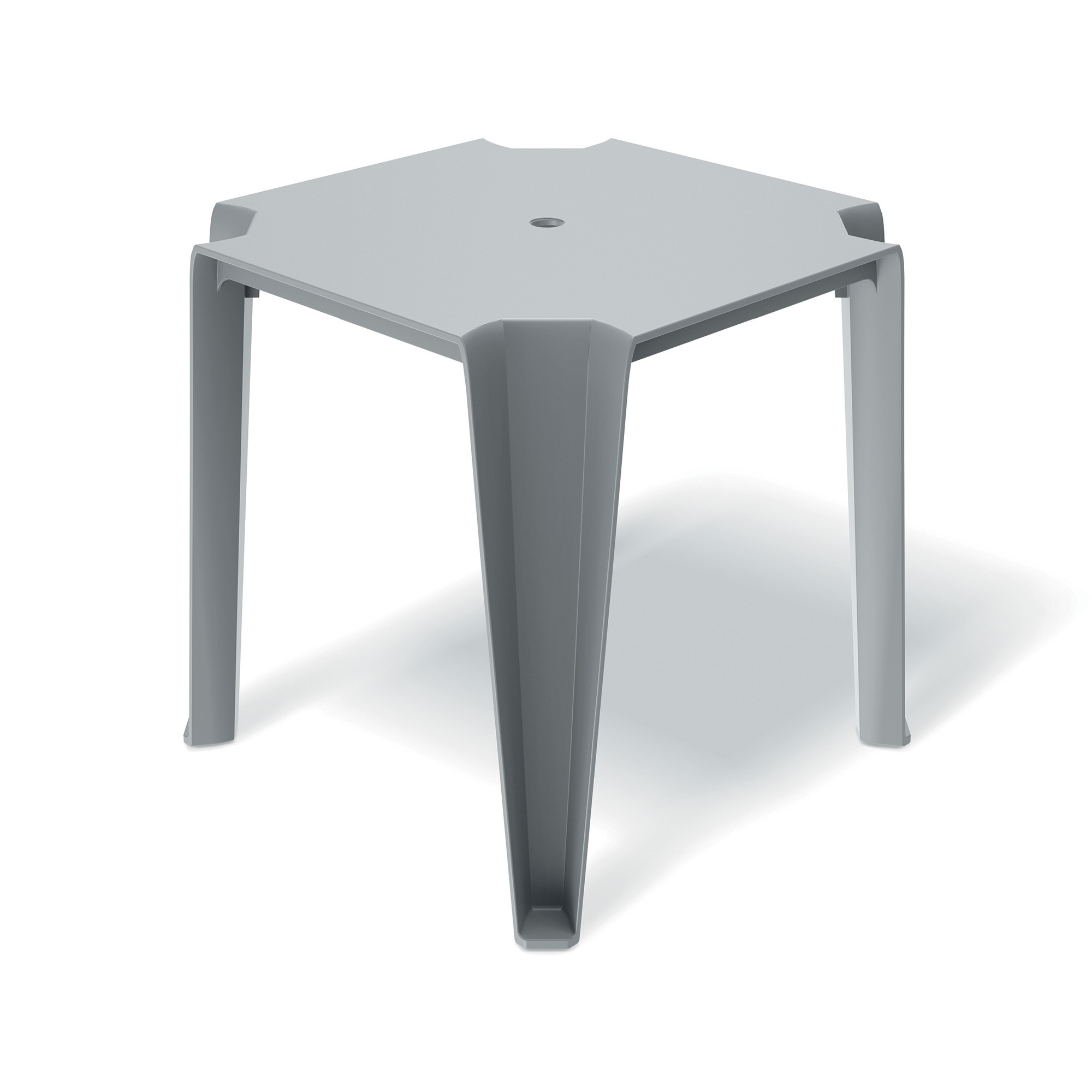 Stół ogrodowy Lottie Light Gray 77,5 x 77,5 cm FERNE